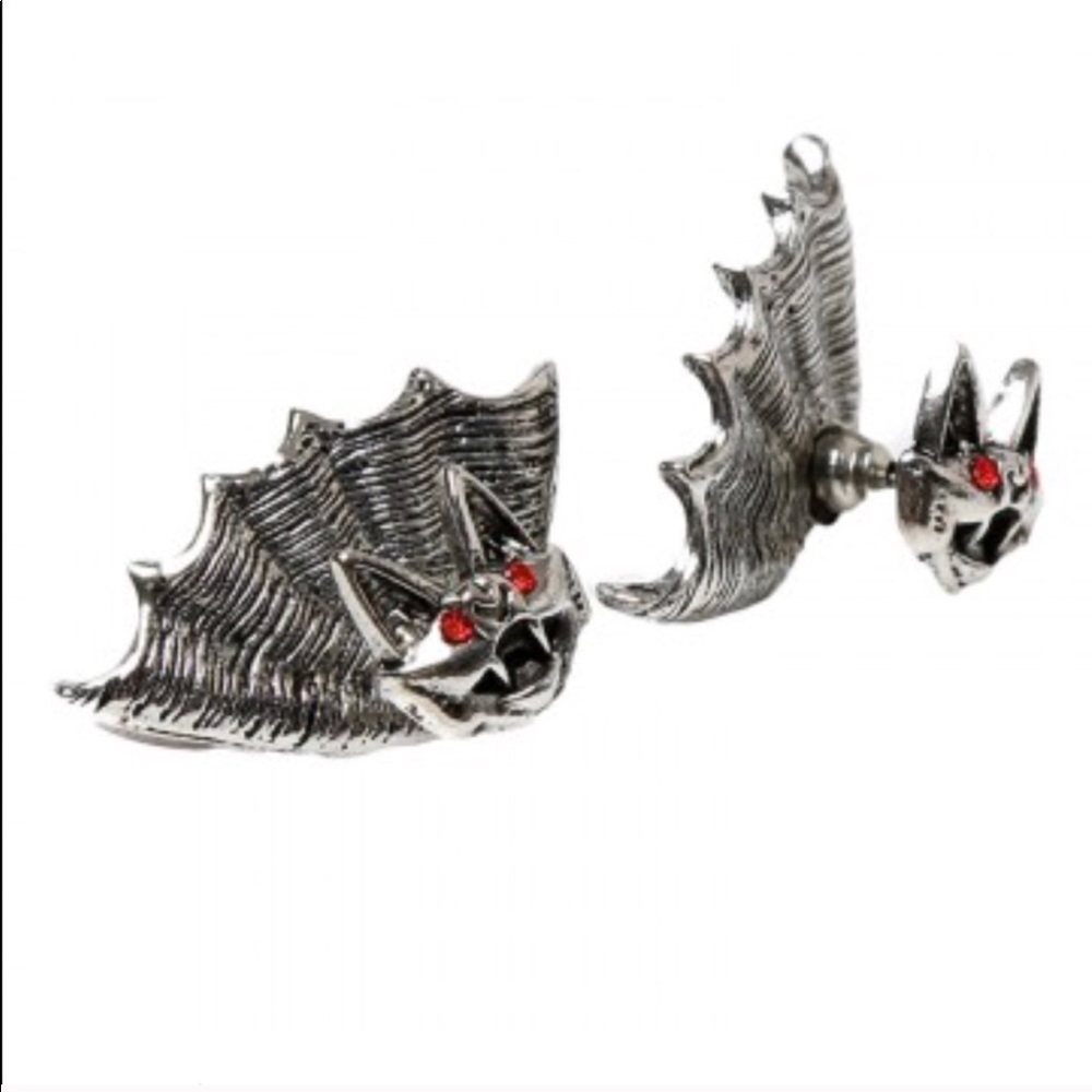 BAT EARRINGS - Picture 3 of 3